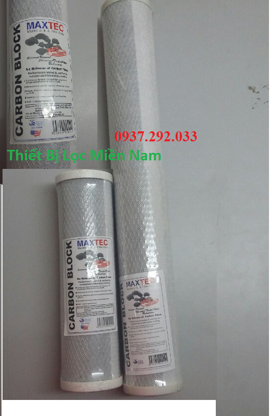 Lõi loc than hoạt tính 20 inch, 5 micron